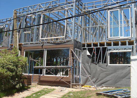 DeepBlue Smarthouse Prefabricated Luxury Two-Story Villa Modern Design Steel Frame House
