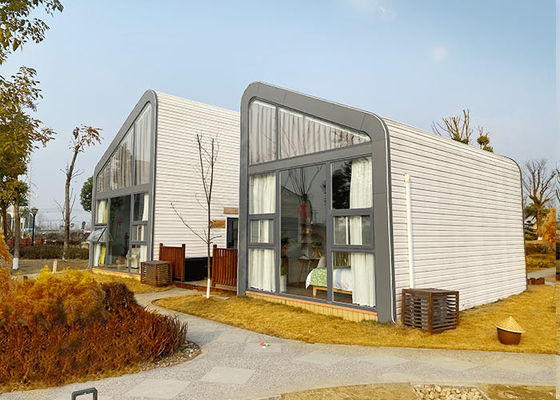 Maßgeschneiderte Design, ISO9001 zertifizierter Fertig-Holzbungalow, Luxus-Blockhaus