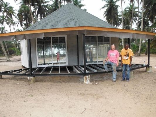 Heller Stahldach-Binder-Fertigbank-Hotel/Inselresort-Strand Overwater-Bungalow