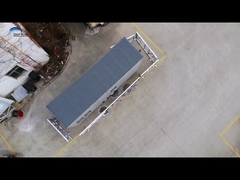 Vorgefertigtes kleines Haus mit Alu-Türen und Klimaanlage