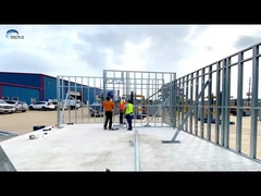 2-Zimmer-Fertighaus mit zentraler Klimaanlage und 2PAC-Schränken mit Stein-Arbeitsplatte