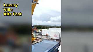 Paneelbausätze für Fertighäuser, Luxusvilla